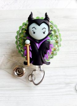 Malificent ID badge holder