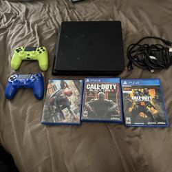 PS4 With 3 Games 
