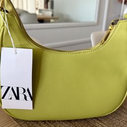 Zara Lime Green Handbag