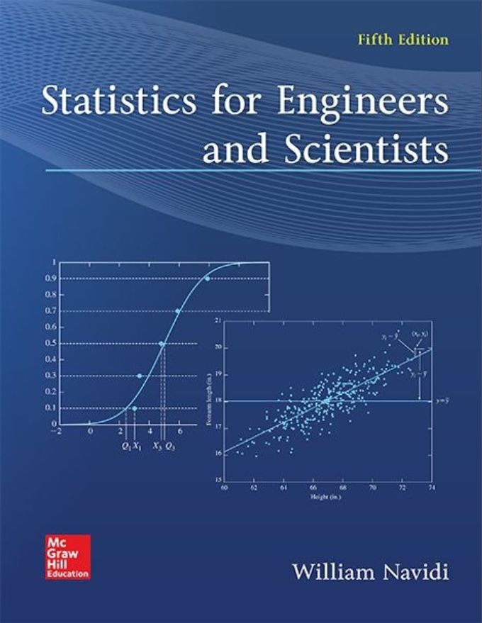 Statistics for Engineers and Scientists (5th edition) by William Navidi ISBN: 9781260431025