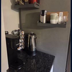 Magnetic Shelves, 2 Pack,Versatile Storage Shelves For Garage, Laundry Room, Kitchen, Tools, Nails,gray,(EZEMTOS)