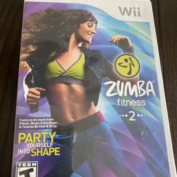 Zumba Fitness 2 Nintendo Wii 2011 Video Game 