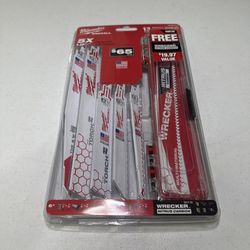 NEW Milwaukee 13pcs (13) Sawzall Reciprocating Blade Set (Metal and Wood)
