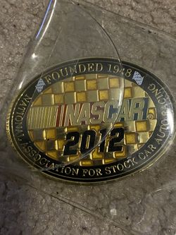NASCAR - MIKE HELTON AUTHENTIC 2012  RARE GOLD COIN!