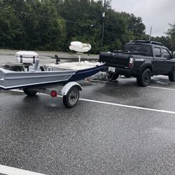 10ft Jon Boat W Trailer 