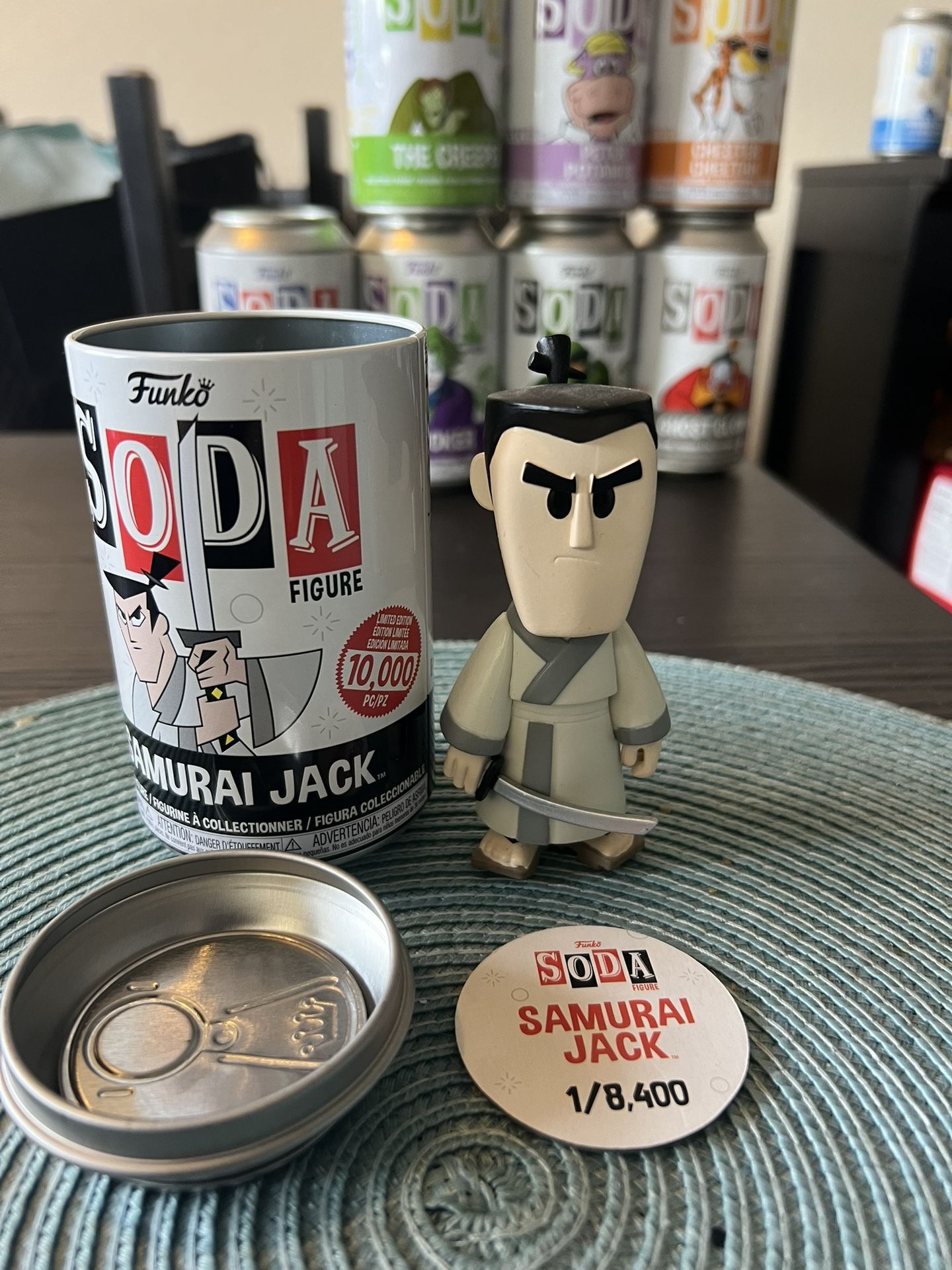 LIMITED EDITION Samurai Jack Funko Soda Cartoon Network Anime Cartoons Sword LE