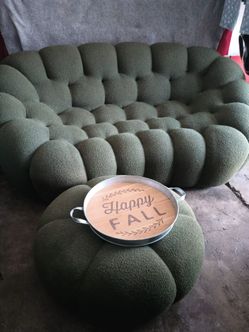 Bubble Couch W/Ottoman