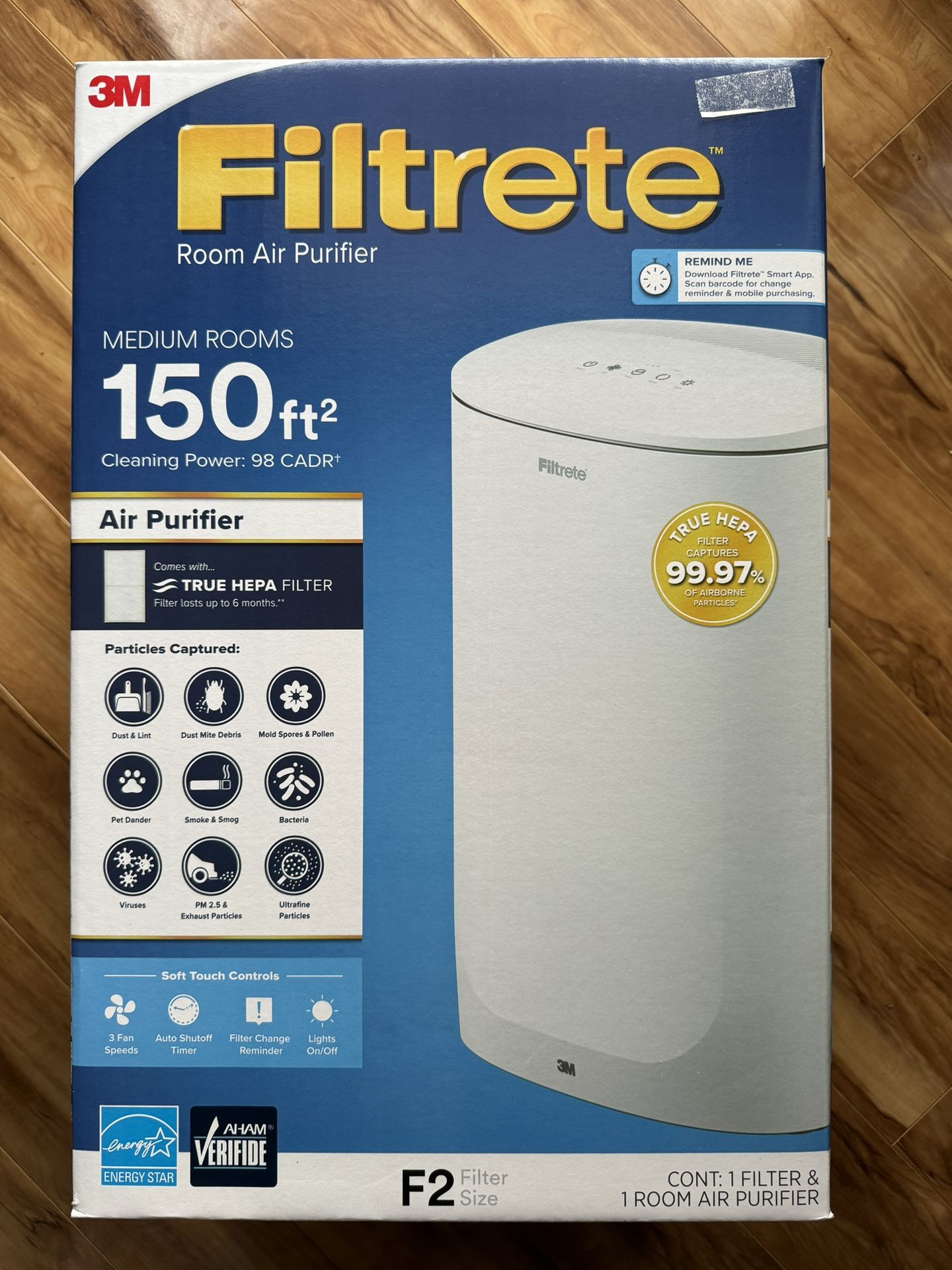 Brand New Unopened Filtrete Room Air Purifier For Medium Rooms 150 Ft2