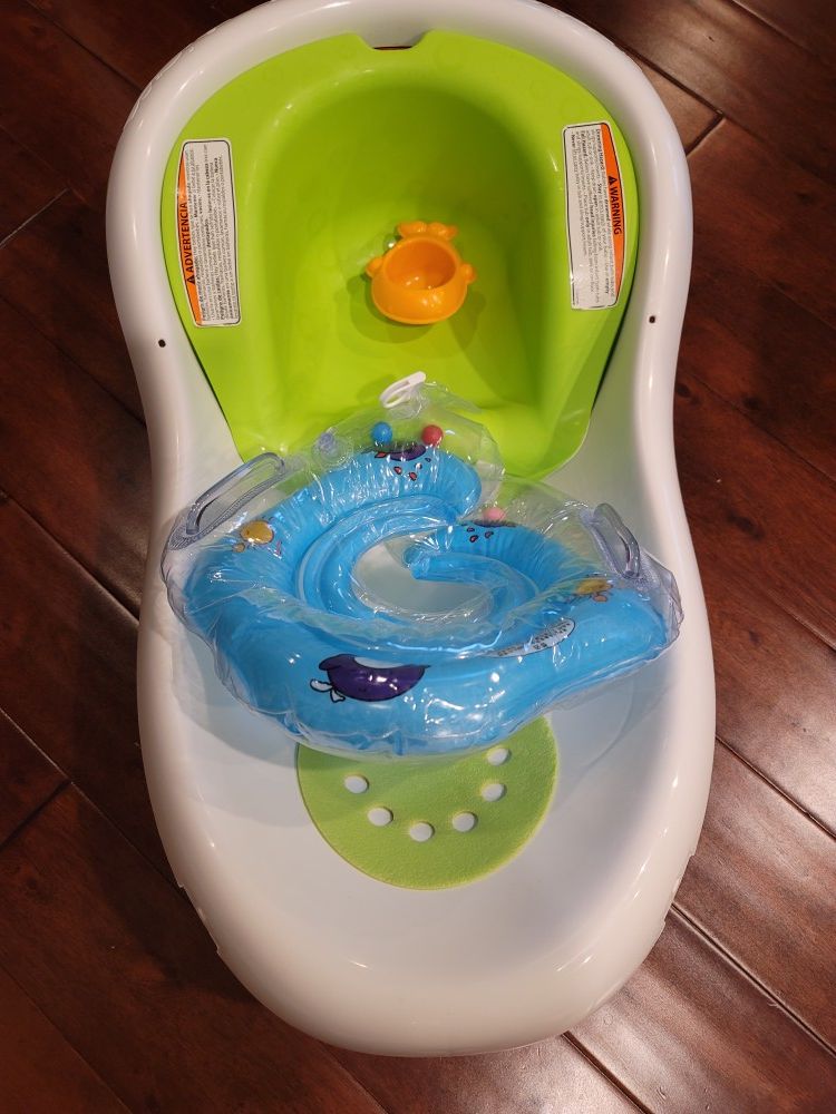 Fisher price seat tub & neck float