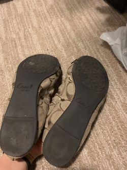 Coach signature flats