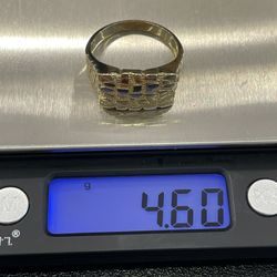 10k Gold Nugget Ring