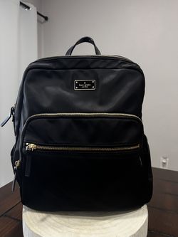 Kate Spade Blake Avenue Hilo Nylon Black Backpack Good Condition
