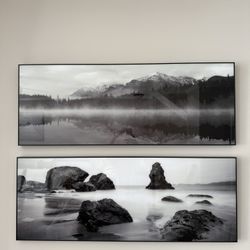 2 Large Horizontal Photographs 