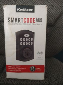 Kwikset Smart code 913 Touchpad Electronic Deadbolt