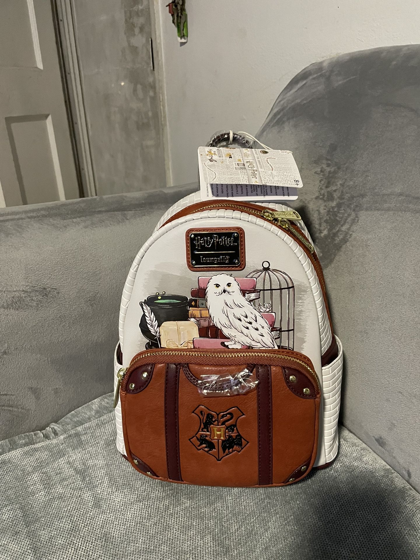 Loungefly Harry Potter Hedwig Suitcase Mini Backpack 