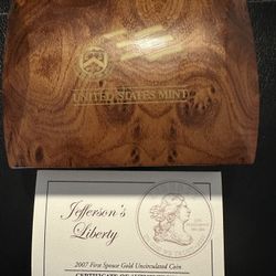 First Spouse Gold - Jefferson’s Liberty Uncirculated