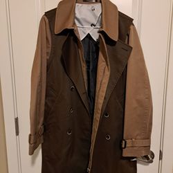 Men's Coat - Brown Trench
