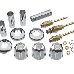 DANCO Bathtub and Shower 3-Handle Remodel/Rebuild Trim Kit for Gerber Faucets | Knob Handle | 11B-1H, 11B-1C, 11B-4D | Chrome$39