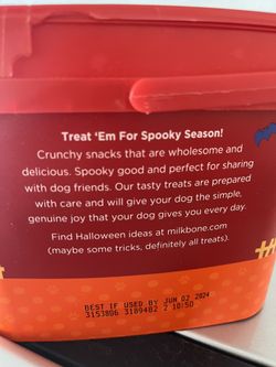 Milk Bone Halloween Spooky Dog Treats (2 Items)