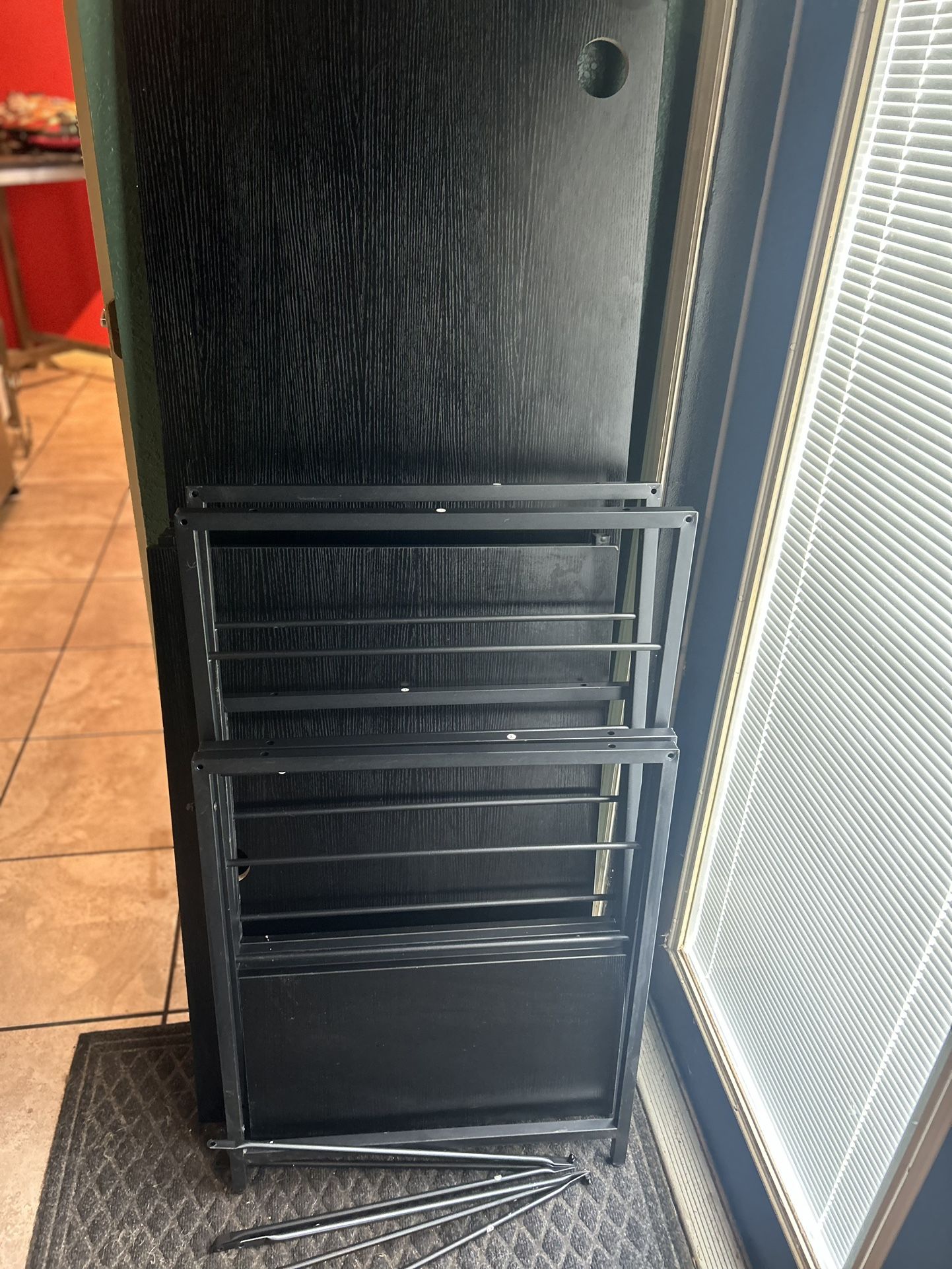L-Shaped Desk With Shelves