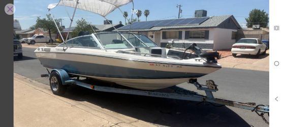 1994 four wins boat open bow 17 ft lake ready runs excellent