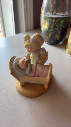 Vintage 1984 Cabbage Patch Kids Figurine "Getting Acquainted" #5014 Xavier Roberts