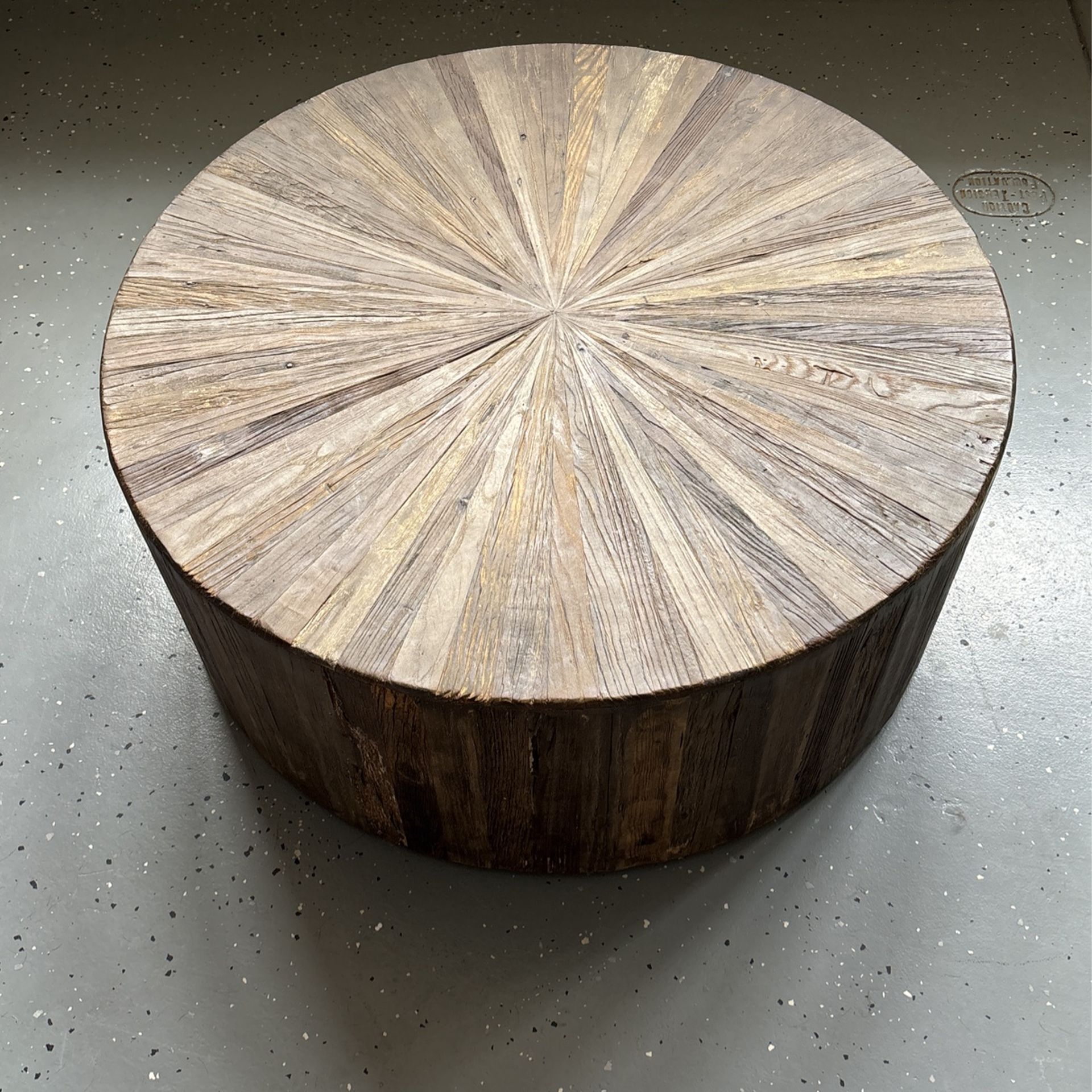 Gabby Cyrano Natural Elm 39'' Round Wood Coffee Table