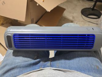 Portable Desktop Fan with Blue LED