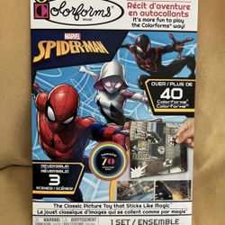 Marvel Spider-Man Adventure ColorForms Sticker Set 