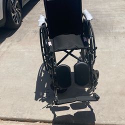 Wheelchair New 16” Seat And Elevating Leg And Footrests 