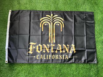 Fontana flag size 5’x3’
