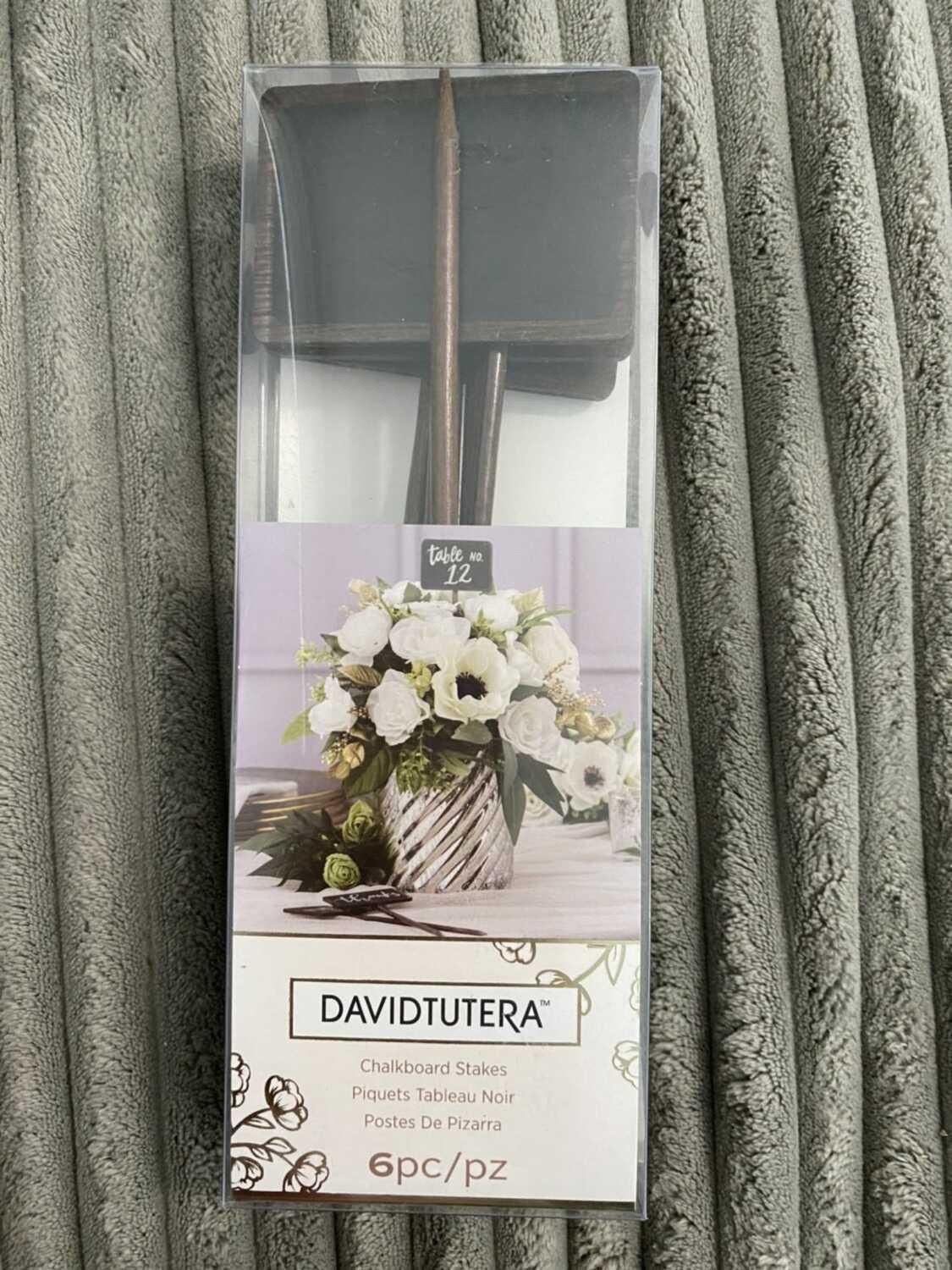 David Tutera Chalkboard Stakes 6pc