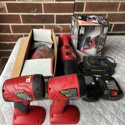 Skil 18V Lithium Batteries and Charger and more