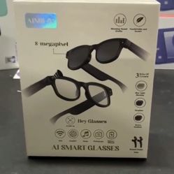 📸 AI Smart Glasses – Camera, Music, ChatGPT, Blue Light Lenses