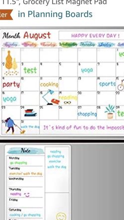 Fridge Magnetic Calendar