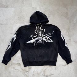 Hellstar spider web zip up