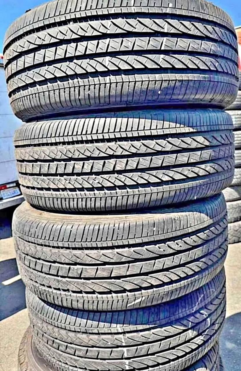 245/50r19 Bridgestone Tires Cón 80% De Vida Las 4