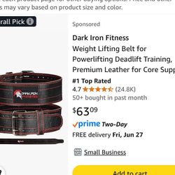Weight Lifting Belt