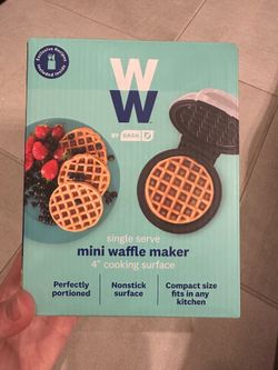 Weight Watchers by Dash Waffle Maker 4”