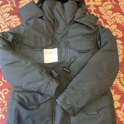 Sandro Mens Polar Parka Small Black 