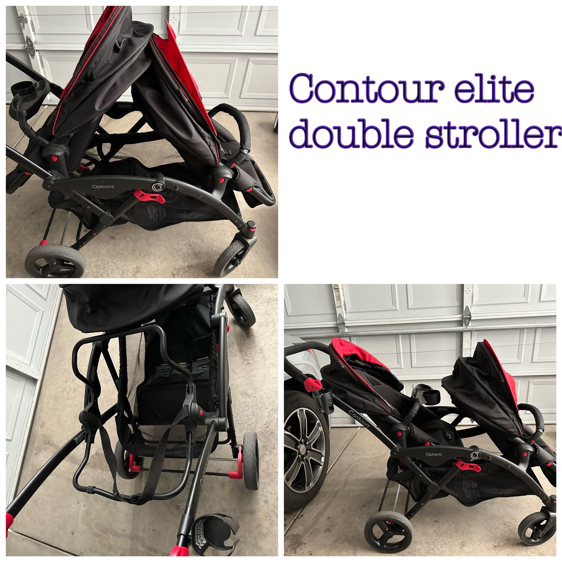 Contour Elite Double Stroller 
