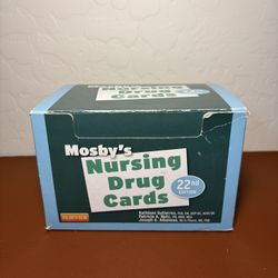 Mosby’s Nursing Drug Cards 