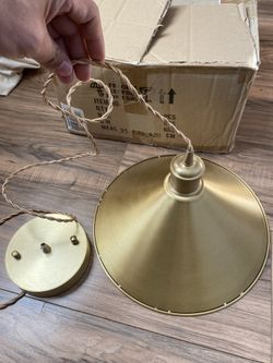 gold kitchen lamp. hanging ceiling