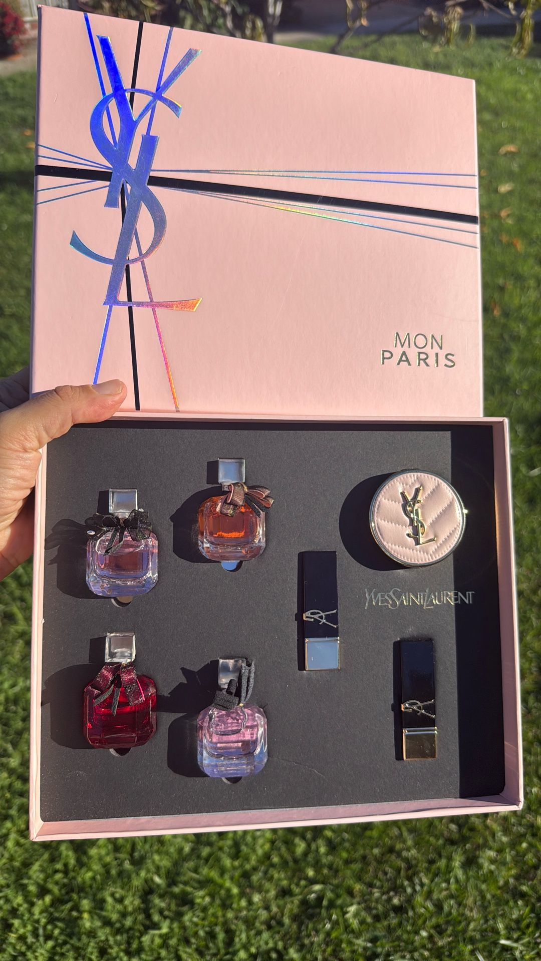 Women Makeup Gift Set Ysl Mon Paris Regalos Perfumes Para Mujer