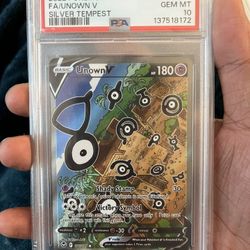 PSA 10 Unown V