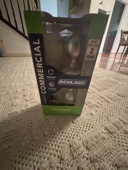NEW SCHLAGE COMMERCIAL GRADE PASSAGE DOOR KNOB – ANSI GRADE 64% OFF