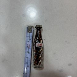 Vintage Glass Mini Soda Bottle Pepsi