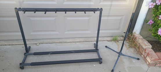 2 Guitar stands and 1 stand