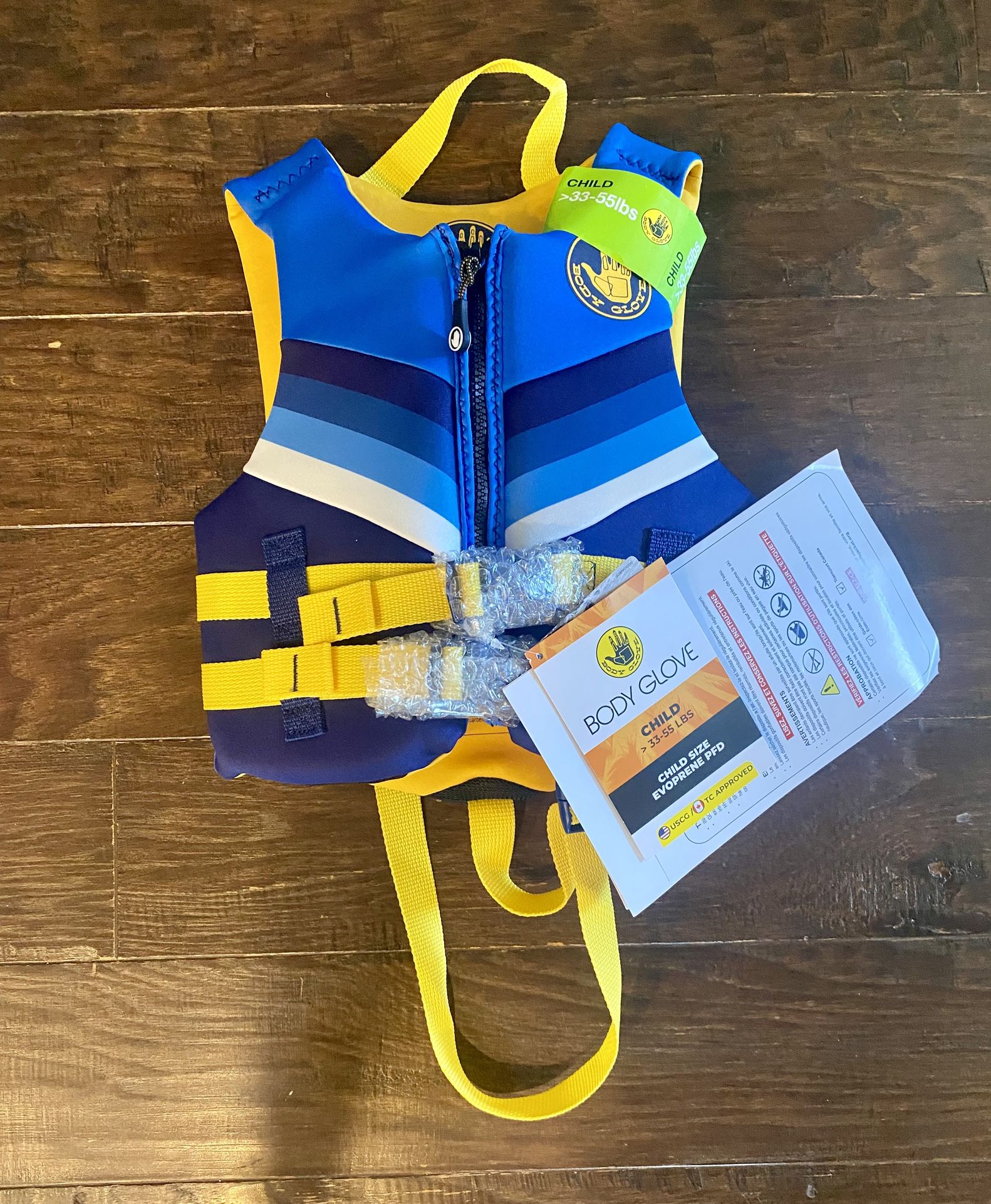 NEW Body Glove Child’s Life Vest