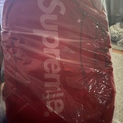 Red backpack 